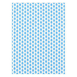 Blauer Ostereier Linocut Tischdecke