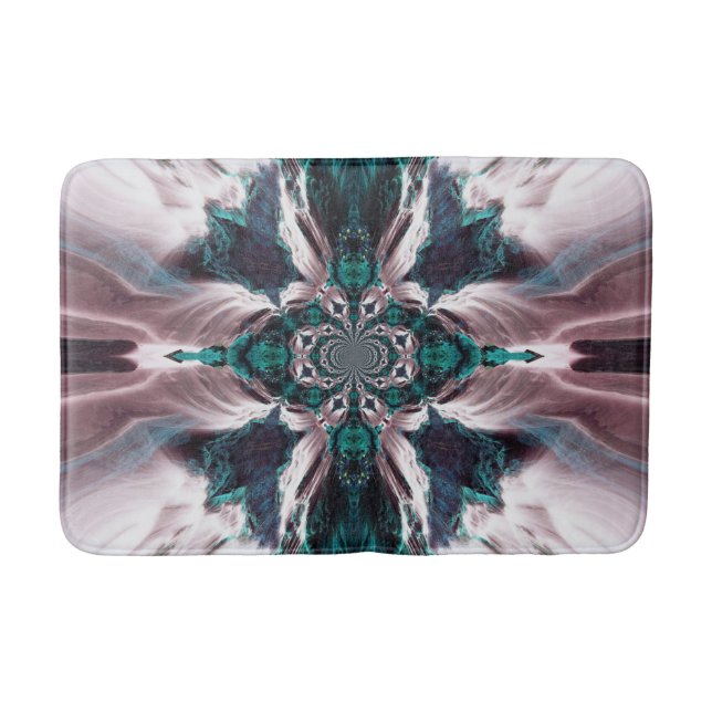 Blauer Ozean Bath Mat Badematte (Vorderseite)