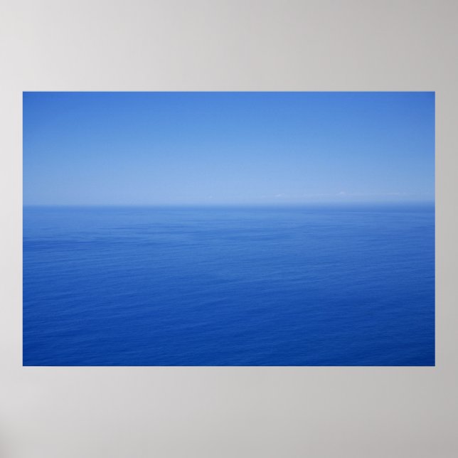 Blauer Ozean Poster (Vorne)