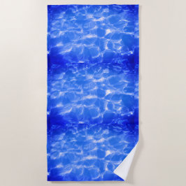 Blauer Ozean Wirbel Träume Strandtuch