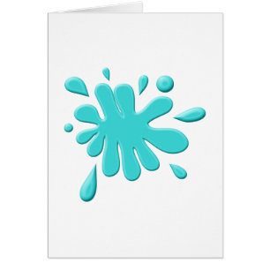 Blauer Paint Splodge