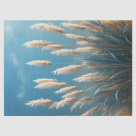 Blauer Pampelgras Seidenpapier