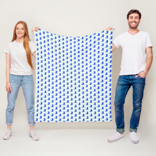 Blauer Papagei Fleece Blanket
