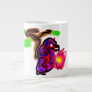 Blauer Papagei Jumbo-Tasse