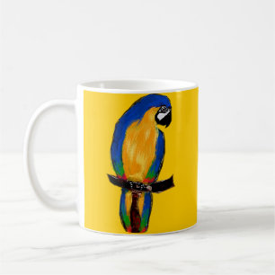 Blauer Papagei Kaffeetasse