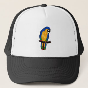 Blauer Papagei Truckerkappe