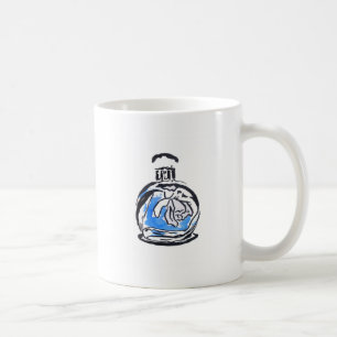 Blauer Parfüm Kaffeetasse