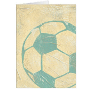Blauer PastellFußball durch Chariklia Zarris