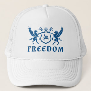 Blauer Pegasus Truckerkappe