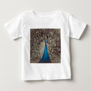 Blauer Pfau Baby T-shirt
