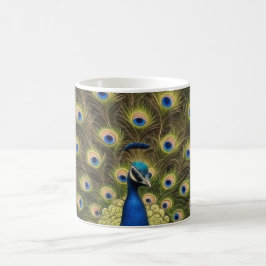 Blauer Pfau Kaffeetasse