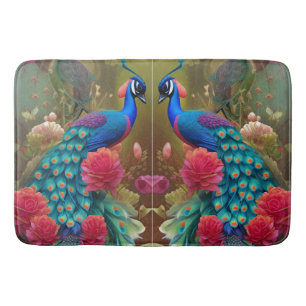 Blauer Pfau, Rosengarten Badematte