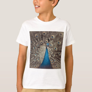 Blauer Pfau T-Shirt