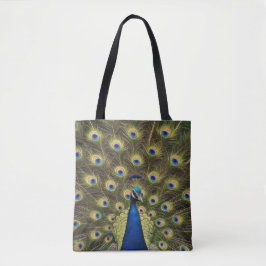 Blauer Pfau Tasche