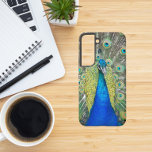Blauer Pfauenfeder Samsung Galaxy Hülle<br><div class="desc">Mit dem neuen Samsung SGH-X500 präsentiert Samsung SGH-E500 ein neues Mobiltelefon, das sich durch seine außergewöhnliche Foto-Optik auszeichnet. Wählen Sie Ihren Telefonstil aus. Bei anderen Handymarken müssen Sie die Groß- und Kleinschreibung anpassen, um das Bild an die Kanten der Designvorlage zu füllen.</div>