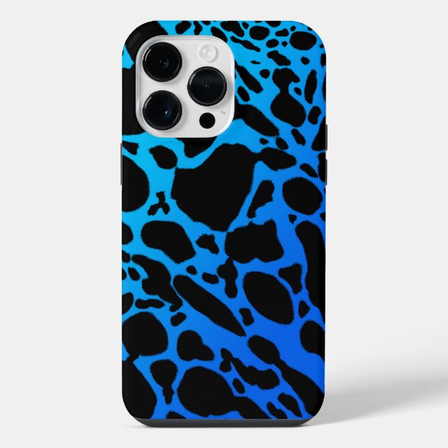 Blauer Pfeilgiftfrosch iPhone 14 Pro Max Hülle (Rückseite)