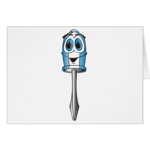 Blauer Phillips-Schraubenzieher