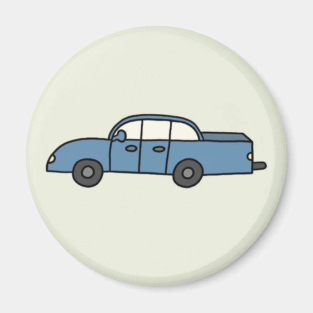 Blauer Pickup Magnet (Vorne)