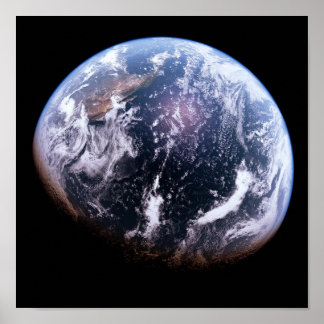 Blauer Planet Poster