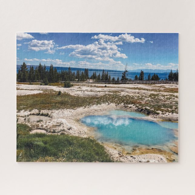 Blauer Pool in Yellowstone (Horizontal)