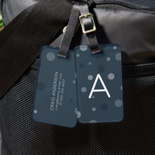 Blauer Pop Gepäckanhänger (Von Creator hochgeladen)