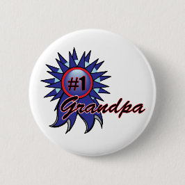 Blauer Preis der Nr.-eine des Großvater-#1 Button