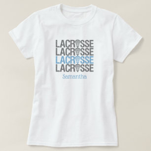 Blauer Pulverschnee T-Shirt