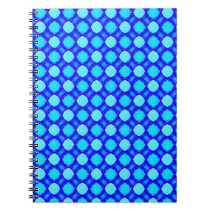 Blauer Punkt Notizblock