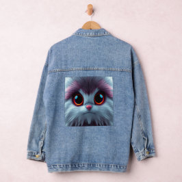 Blauer Purplisch-Catty Jeansjacke