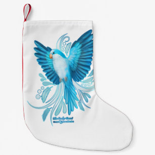 Blauer Quake Kleiner Weihnachtsstrumpf