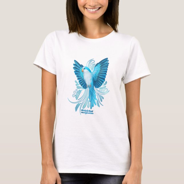 Blauer Quake T-Shirt (Vorderseite)