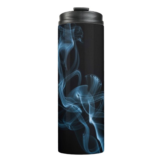 Blauer Rauch Thermosbecher (Vorderseite)