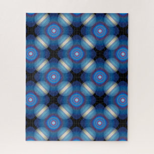 Blauer Räumlicher Geometrischer