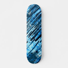 Blauer Regen Skateboard
