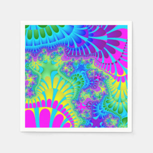 Blauer Regenbogen Serviette