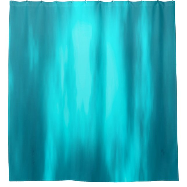 Blauer Regensturm Duschvorhang (Vorderseite)