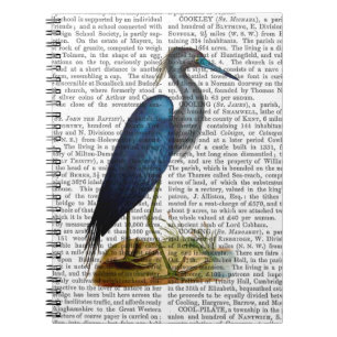 Blauer Reiher 3 2 Notizblock