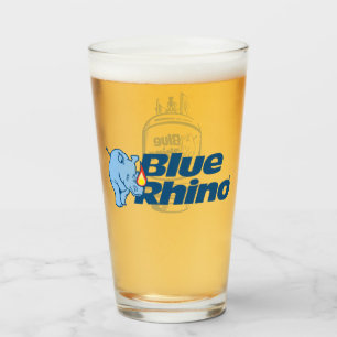 Blauer Rhino Glas