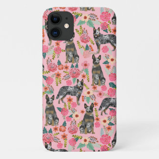 Blauer Rind-Blütenflorn Rosa Case-Mate iPhone Hülle