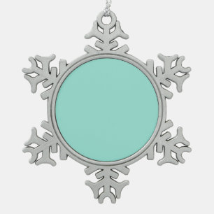 Blauer Robin Egal Blau Hochskalierbare Farbgestalt Schneeflocken Zinn-Ornament