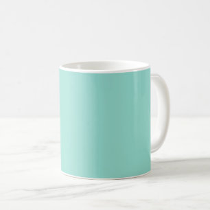 Blauer Robin Egg Blue Solid Color Kaffeetasse