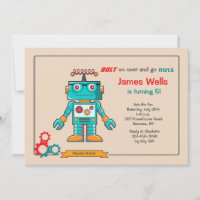 Blauer Roboter