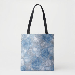 Blauer Rose Blubble Brew - Totbeutel Tasche