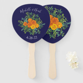 Blauer Rose Blumen Moderne Hochzeiten Fächer