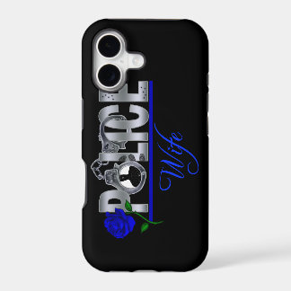 Blauer Rose POLIZEI-EHEFRAU iPhone 5 Kasten