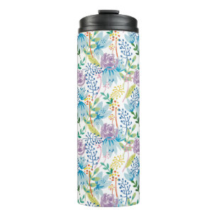 Blauer Rose Thermosbecher