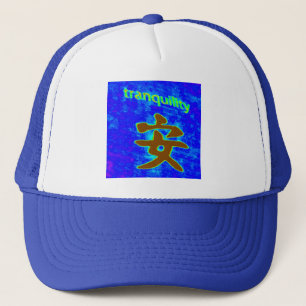 blauer Ruhehut Truckerkappe