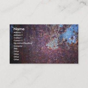 Blauer Rust Visitenkarte