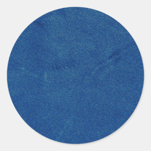 Blauer Samt-Rohling Runder Aufkleber