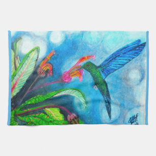 BLAUER SAPHIR KOLIBRI Handtuch
